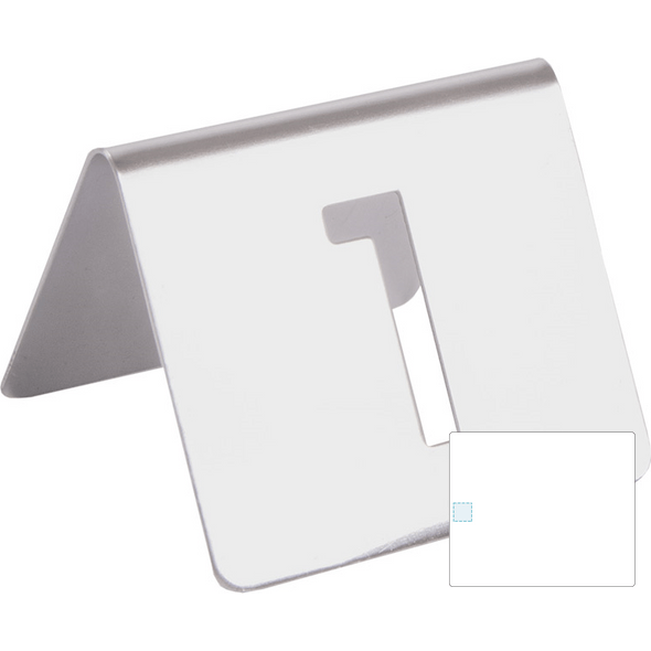 Número de mesas desde el 1 al 25 de acero inoxidable